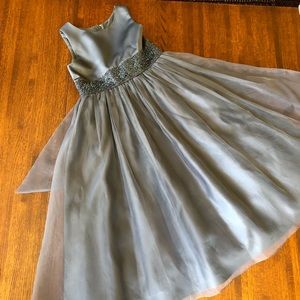 Us Angels Flower Girl Sleeveless Chiffon Dress